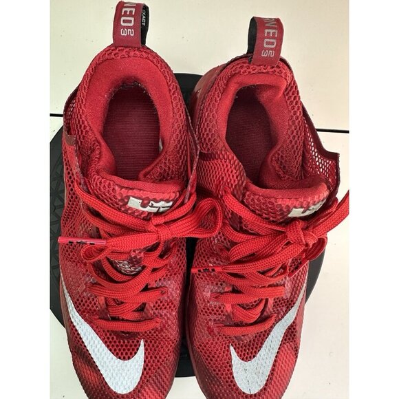Size 9.5 - Nike LeBron 12 Low University Red - Picture 9 of 10